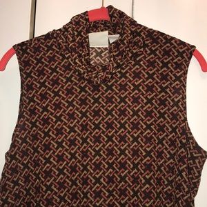 Cow Neck Sleeveless Sheer top!!!